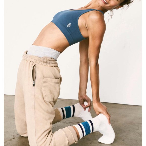 🎉LAST CHANCE🎉 NWT FP Movement Rich Soul Ribbed Bra / Agen Sea - Picture 4 of 8